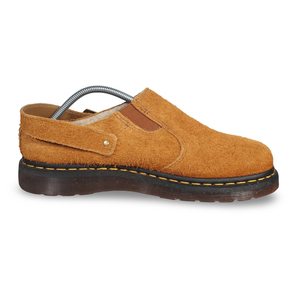 Dr. Martens Isham Hairy Suede Slingback Mules Mens 11 Brown 27959212 Slip On - Picture 7 of 11